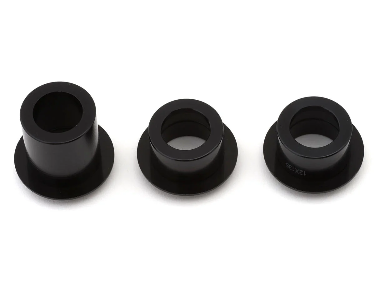 Mavic Rear Axle Adapters (Black) (QRM Road) (12 x 135mm)